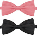 KOOLMOX Pink Bow Tie for Dogs, Formal Dog Bowtie by Koolmox