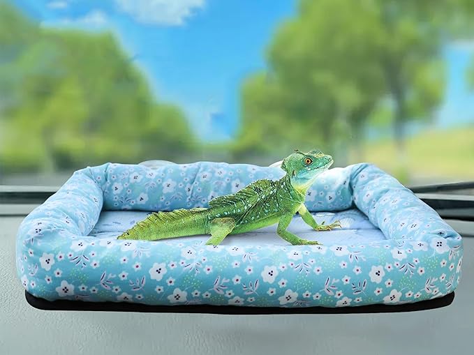 Bearded Dragon Travel Carrier, Lizard Car Hammock, Small Animal Carrier Bed - Image 4