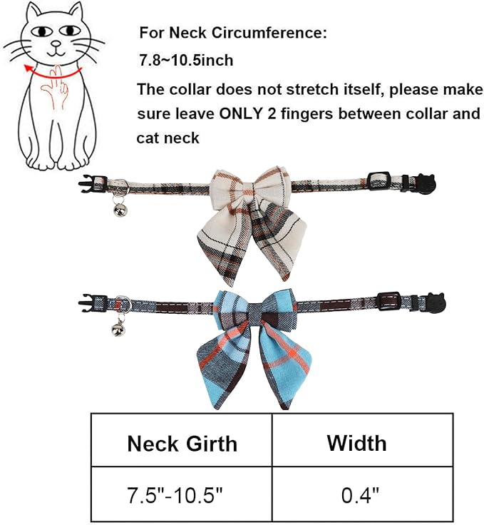 ADOGGYGO Plaid Cat Collars - Image 6