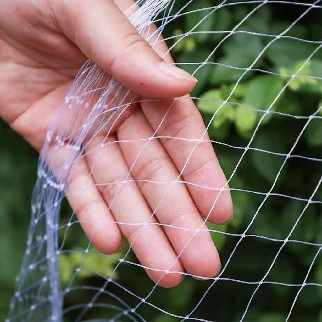 Cat Netting Balcony Netting for Pets(3 * 6m) Anti-Fall Fence Net Dog Fence Nets Transparent Nylon Pet Mesh Fence Balcony Safety Net for Patio, Balcony, Rail, Stairs, Terraces