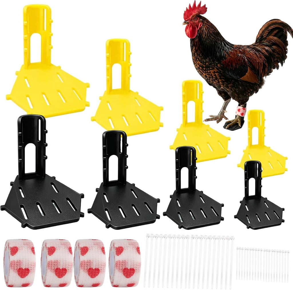 8PCS Chicken Leg Splint,Adjustable Chicken Splint for Ducks,Geese for Brace