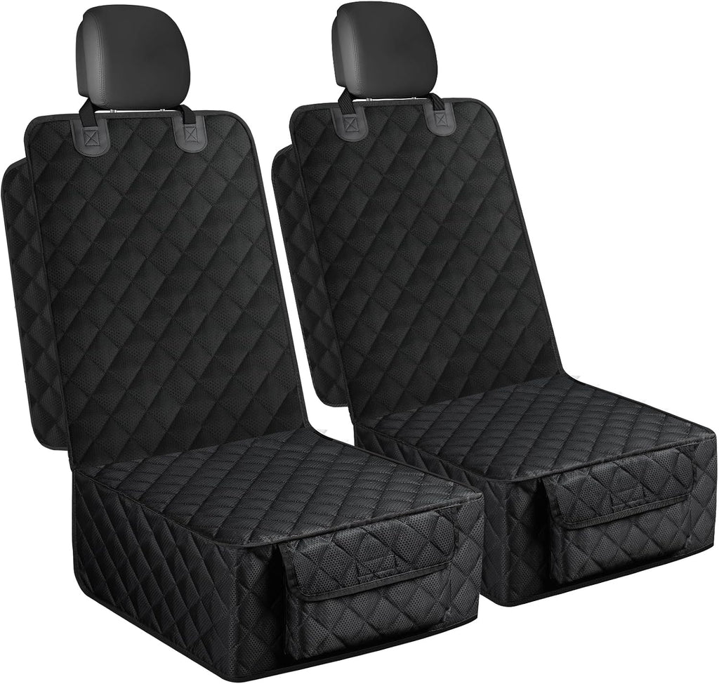 2 Pack Dog Car Seat Cover for Front Seat, Pet Car Seat Protector