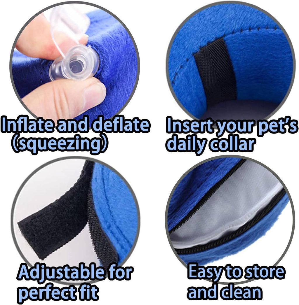 Inflatable Dog Cone Collar Recovery Collar After Surgery