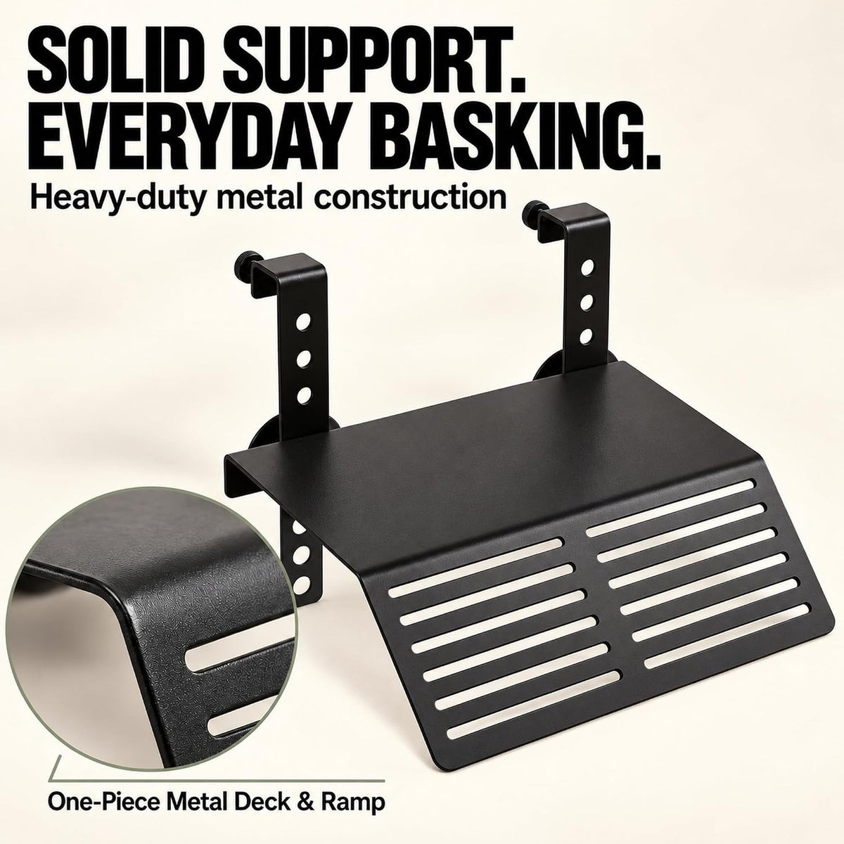 Turtle Basking Platform Large, 7.9 x 7.9 x 1.6 In Heavy Duty Dock