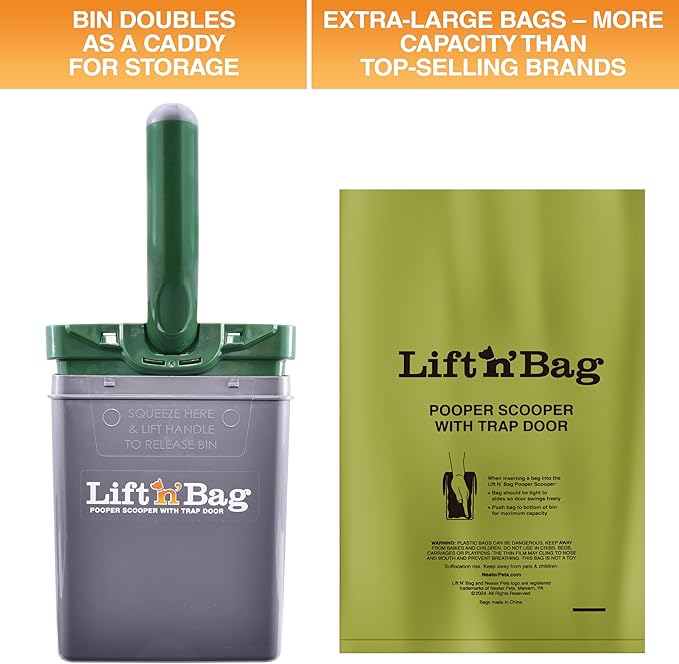 Neater Pet Brands Lift N’ Bag 2.0 Dog Pooper Scooper - Image 8