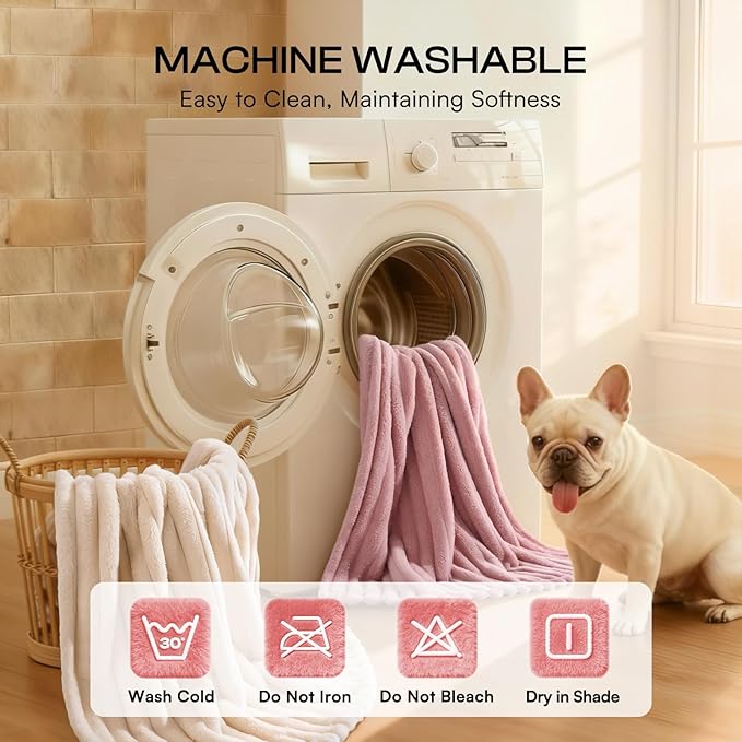 LINENLUX 1 Pack 3 Soft Fleece Dog Blanket - Image 6
