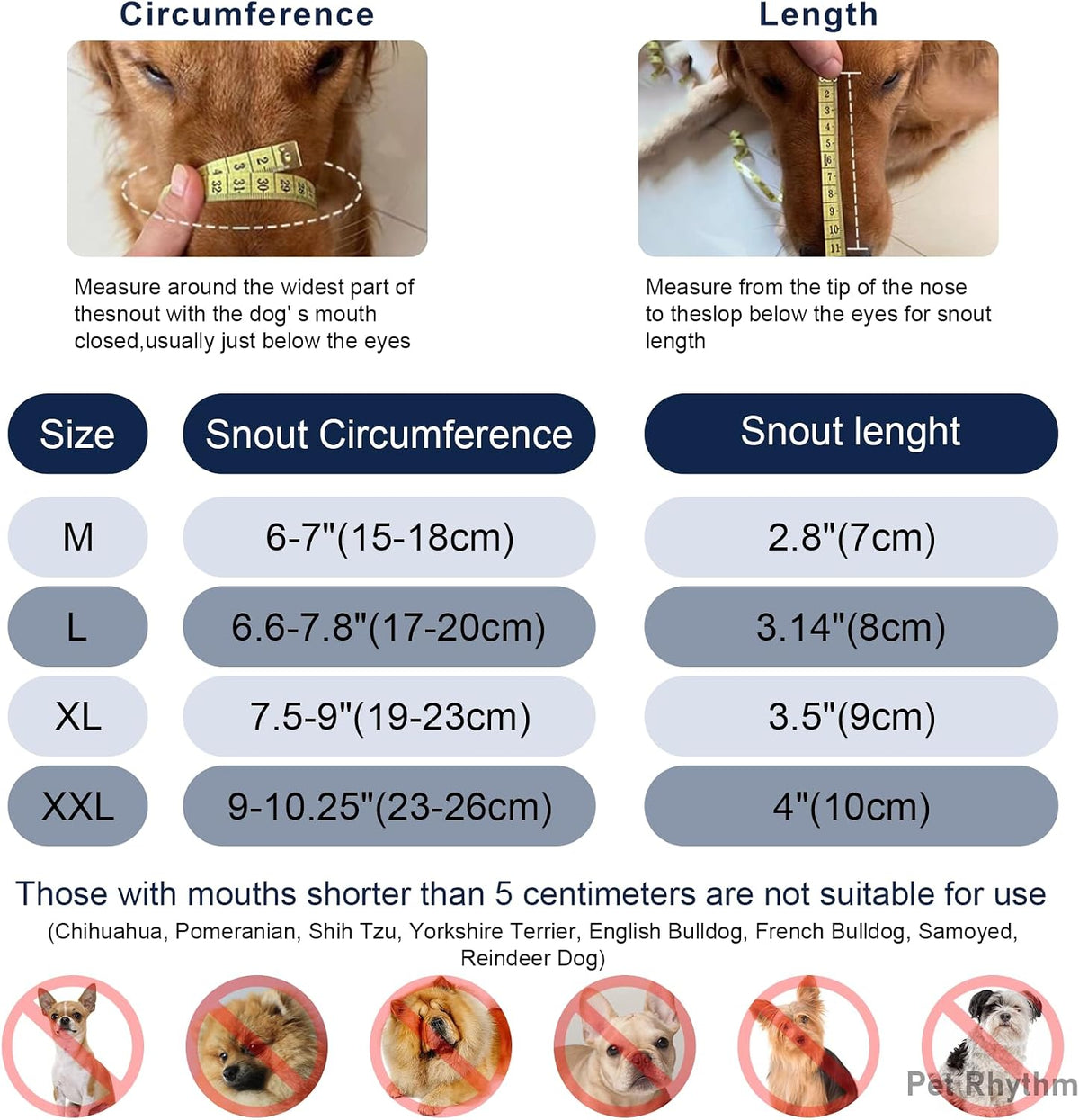 Dog Muzzle for Medium Large Dogs, Soft Basket Muzzle for Dogs, Adjustable
