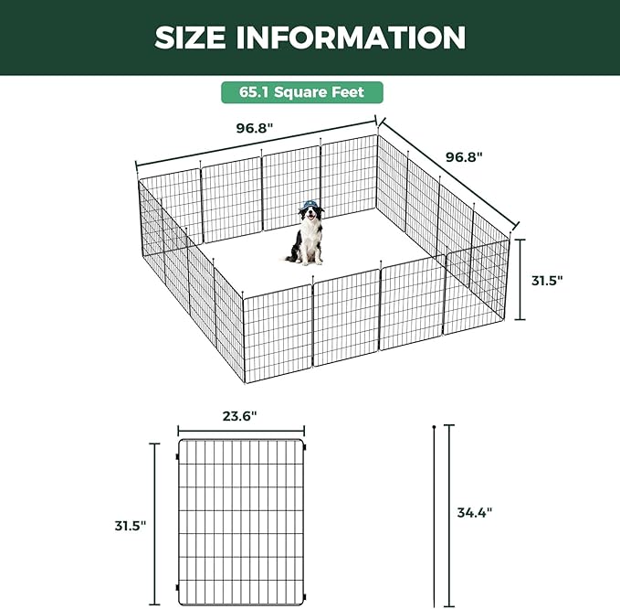 FXW MiniPaws Unleashed Dog Playpen, Expandable & Portable Design - Image 6