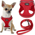 YIMEIS Dog Harness and Leash Set, No Pull Soft Mesh Pet Harness, Reflective by YIMEIS