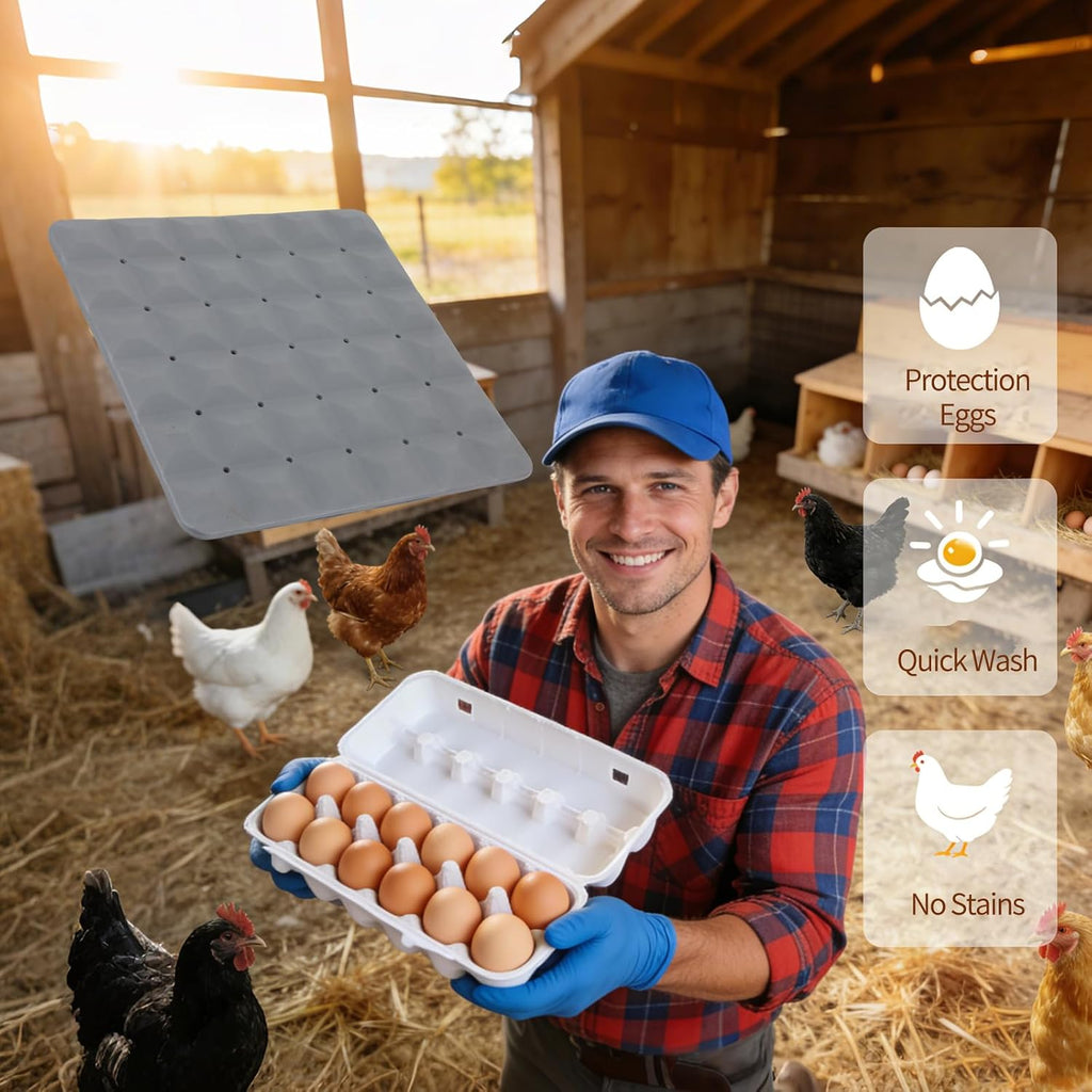 Chicken Nesting Pads Set, 12×12 Inch Reusable Nesting Box Liners Pads, Washable Nesting Pads for Chicken Coop, Poultry Nest Box Pads for Laying Eggs (8 PCS)
