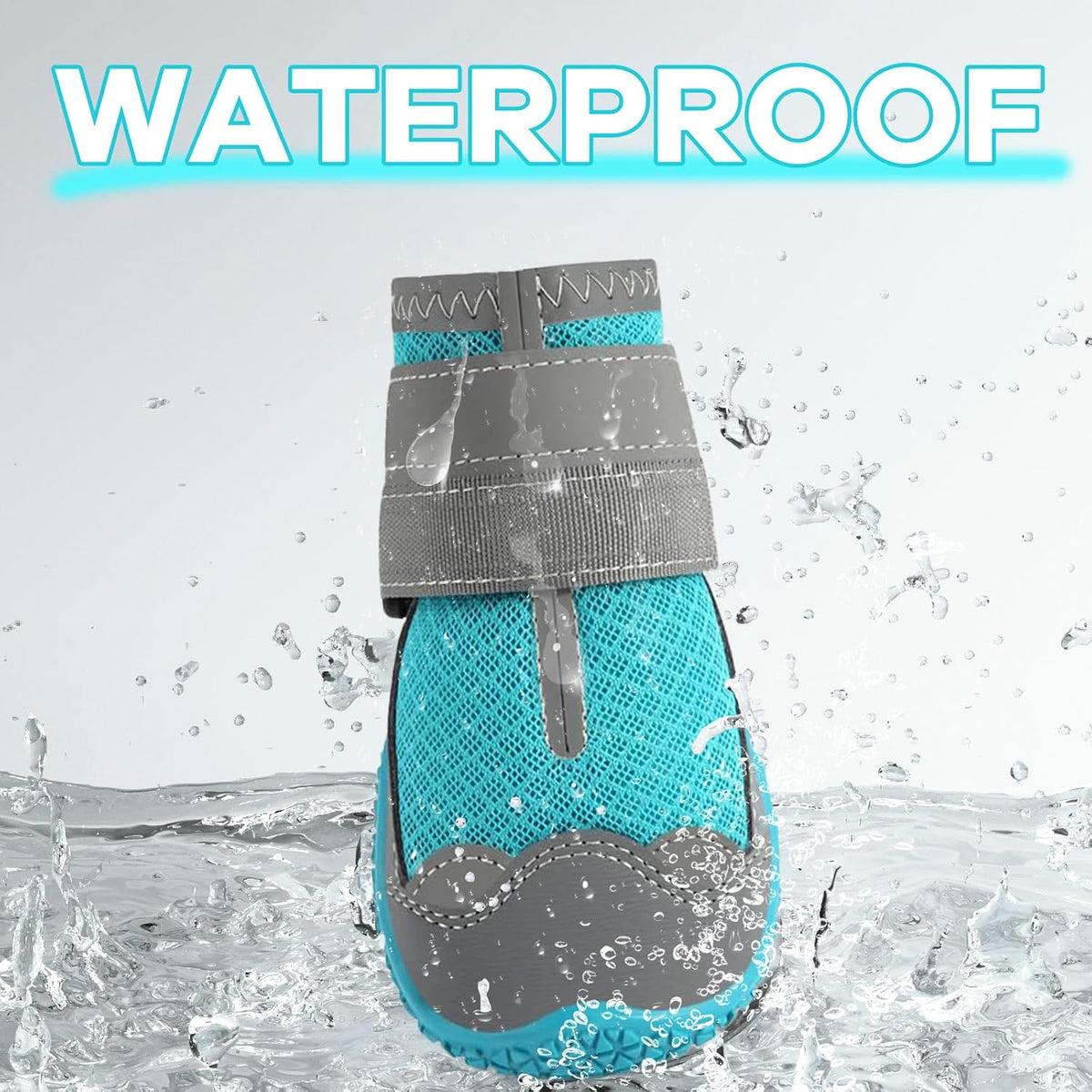 Dog Booties,Waterproof Dog Shoes for Large Medium Small Dogs