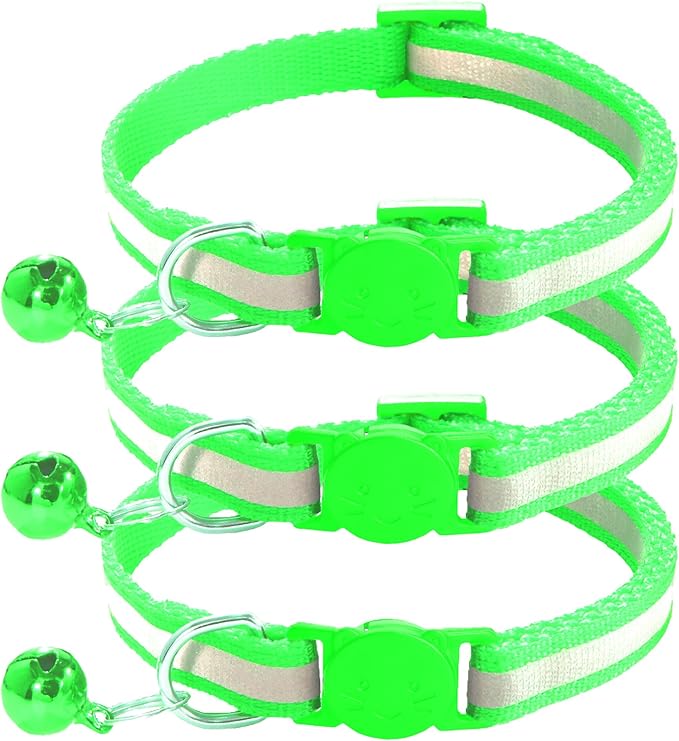 3 Pack Reflective and Breakaway Cat Collars by Unknown