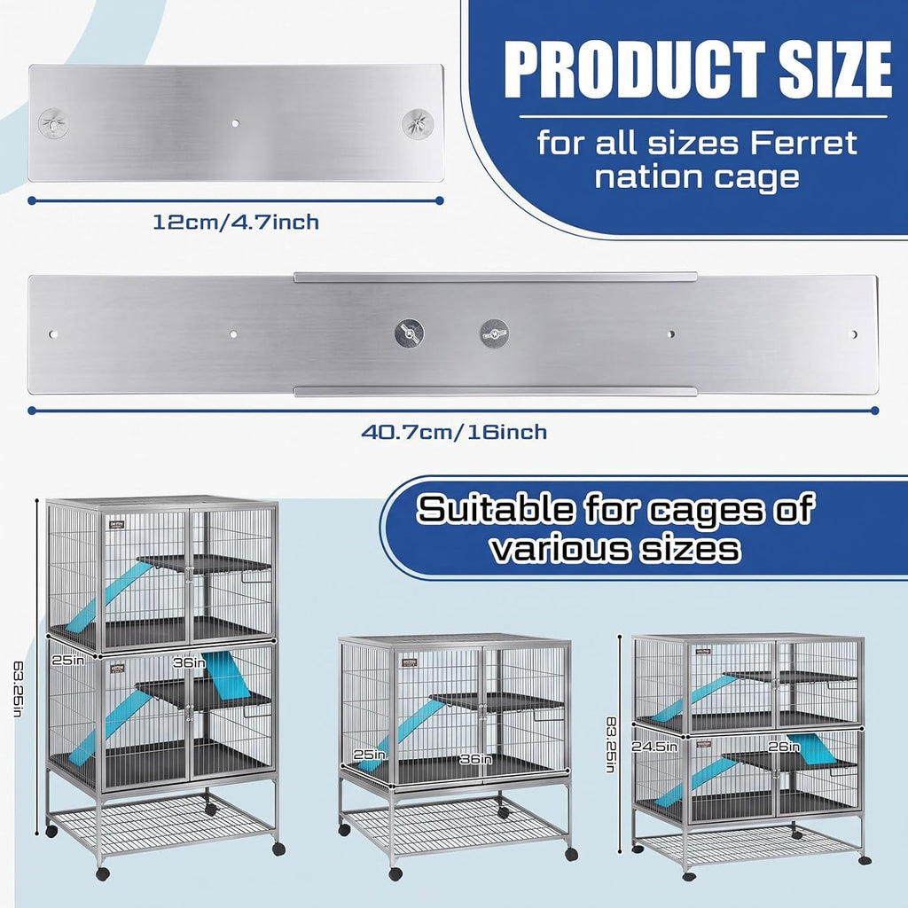 9 Pcs Scatter Guards Compatible with Ferret & Critter Nation Cages