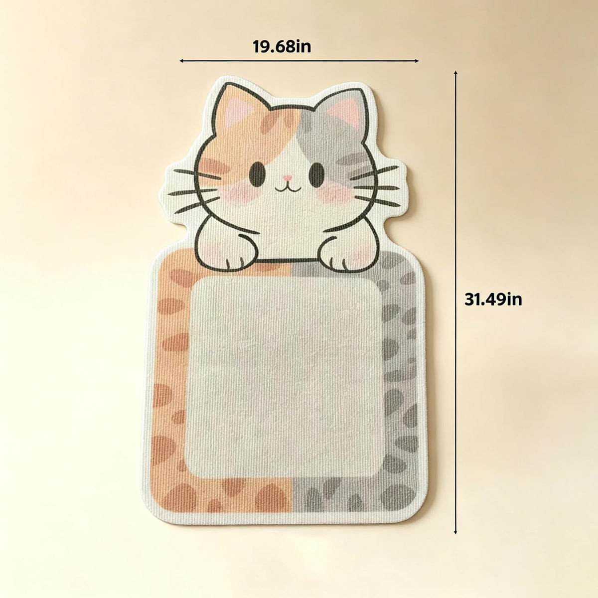 Wall Mounted Cat Scratching Pad with Back Adhesive Self Adhesive Cat Scratcher Board for Wall Door Sofa Floor Extra Large Durable Cat Scratcher Mat Indoor Cats for Cat Lovers