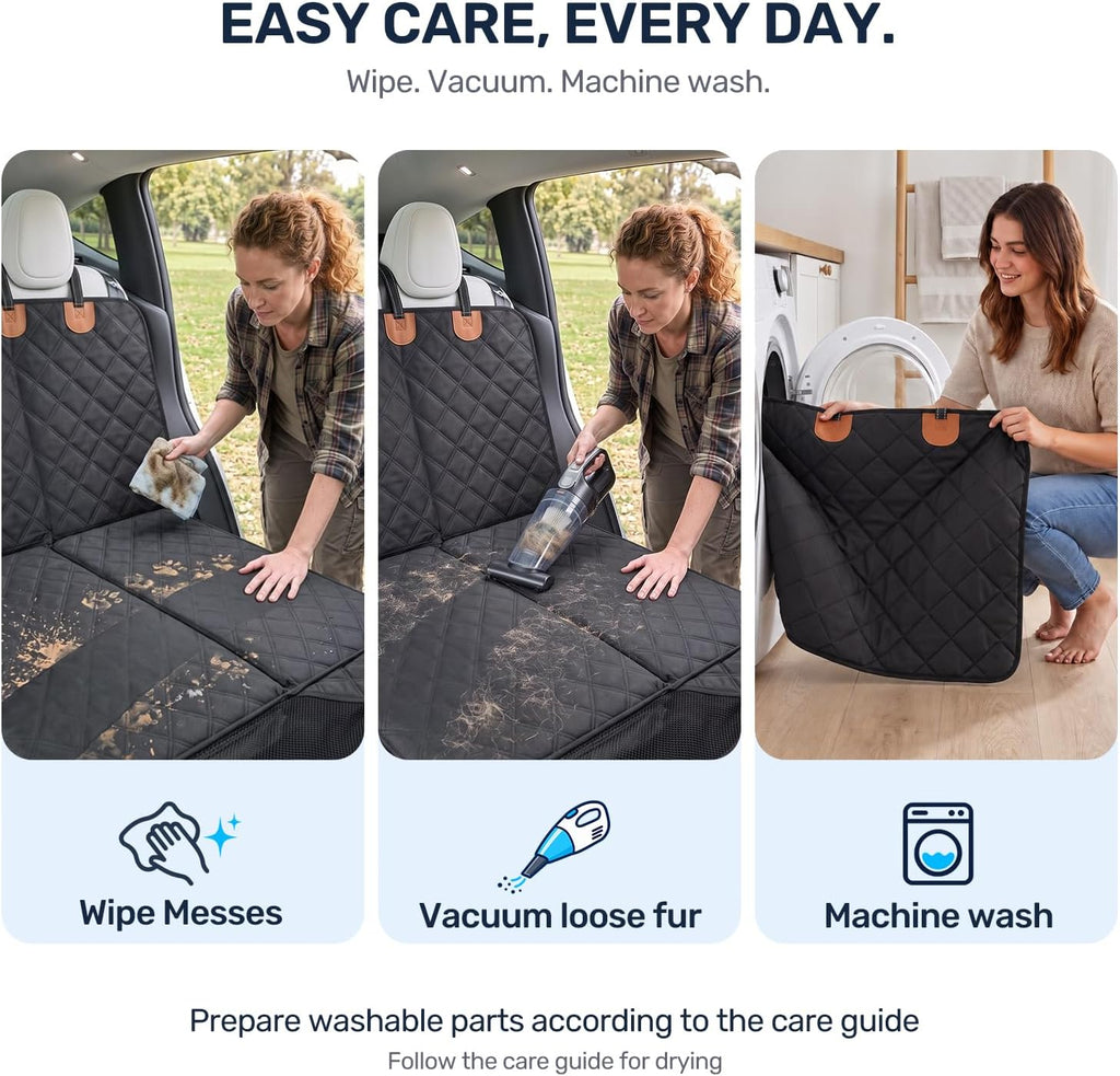 Zanch Pet Liner for Pickup Truck, Stable Hard Bottom Dog Cover