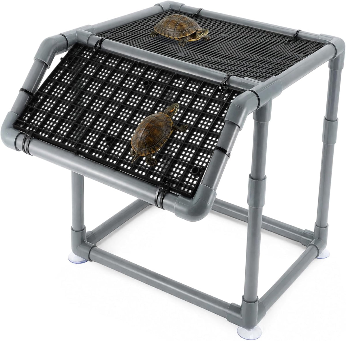 Turtle Basking Platform, Standing Dock with Non-Slip Ramp 1 Set