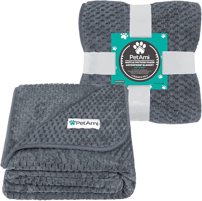 PetAmi Waterproof Dog Blanket, Leakproof Puppy Blanket - Image 2
