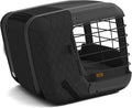 4pets Caree Black Series | Crash-Tested Dog & Cat Car Seat Carrier | Box Only | TUV Certified | ISOFIX/Seat Belt Compatible | Fits Car, SUV & Truck | Up to 33 lbs | Soft Washable Cushion
