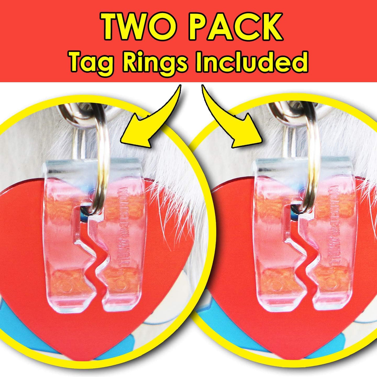 Pet Tag Silencer (Clear Two Pack)
