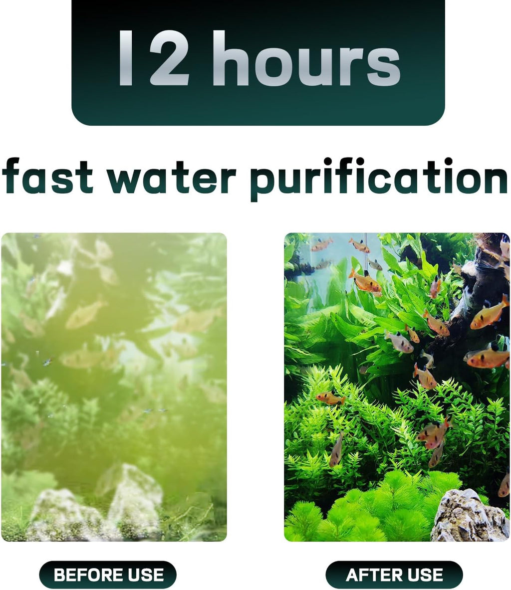UPETTOOLS Aquarium Biological Filter Media, 1.1 lb Ceramic Bio Media with Porous Massive Surface Area for Freshwater and Saltwater Fish Tank