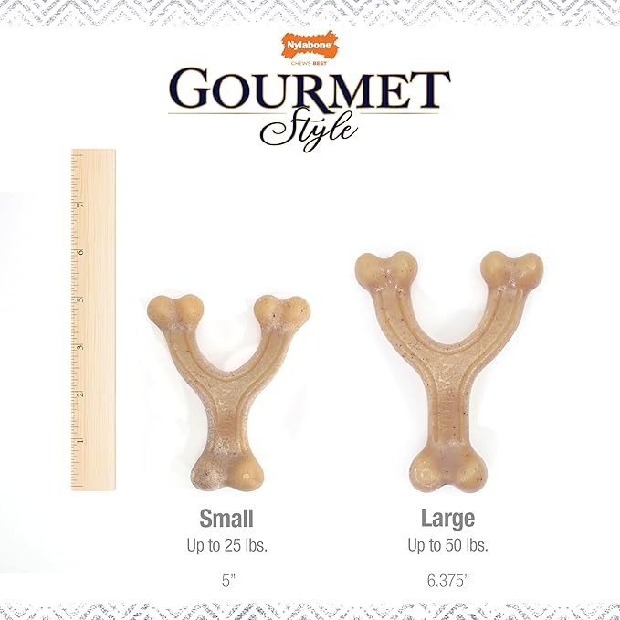 Nylabone Gourmet Style Wishbone Strong Chew Toy - Image 4
