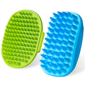 2PCS Dog Bath Brush Set | Adjustable Handle Dog Scrubber by Unknown