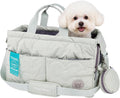 Macaron Cloud Pet Carrier Bag for Small Dogs and Cats, Lightweight&Soft Puppy Carrier with Large Pocket, Breathable Pet Travel Carrier，ups to 14lbs (Pea Green)