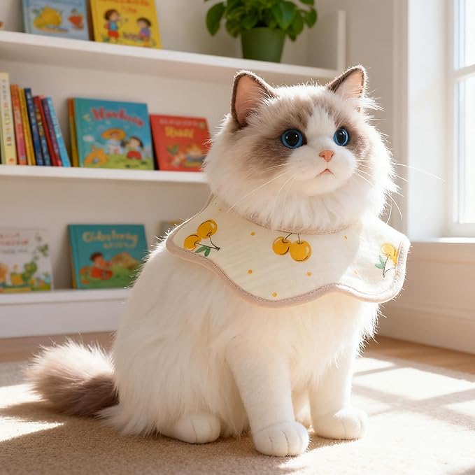 3Pcs Cat Collar Adjustable Kitten Collar Bandana - Image 6