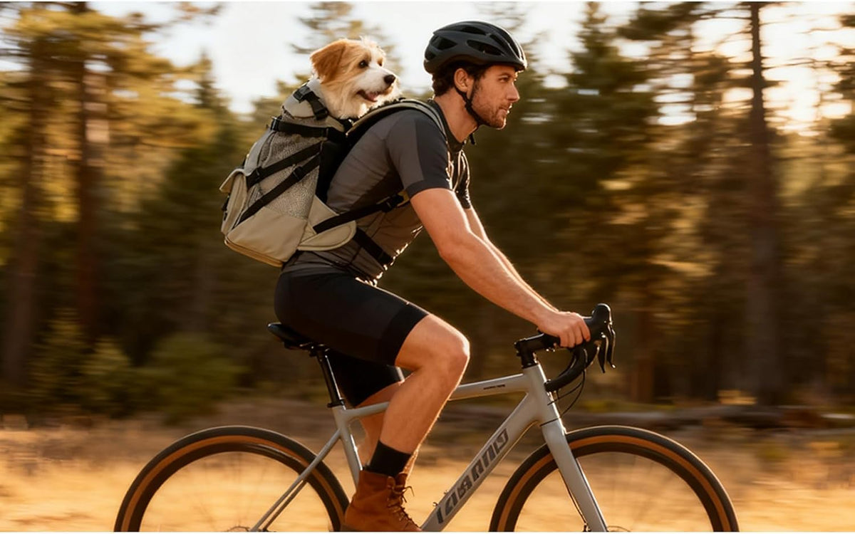 Wakytu Dog Backpack Carrier for Small Dogs,Pet Carrier for Travel & Hiking