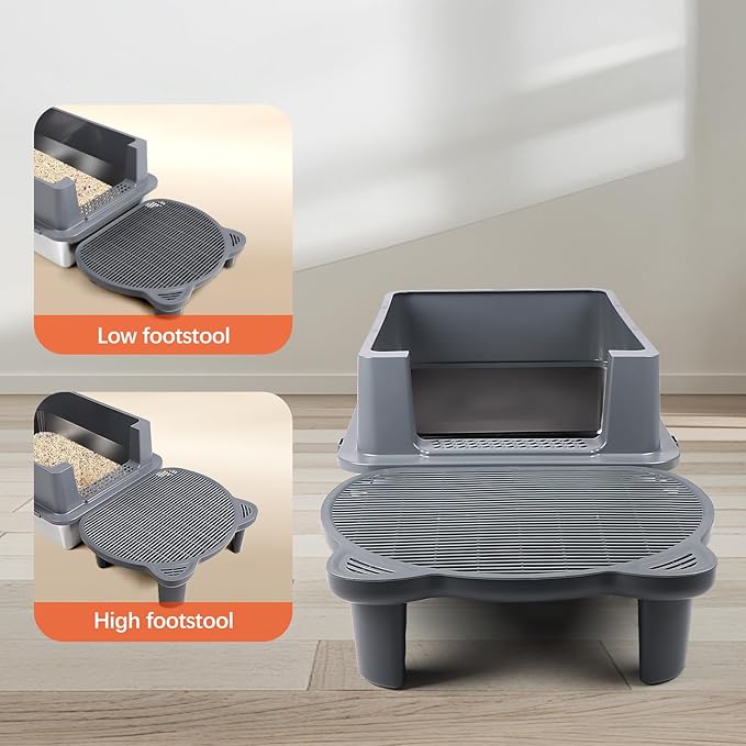 Adjustable Cat Ramp Litter Box Step Double Layer - Image 7
