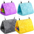 4 Pcs Winter Warm Bird Nest for Cage Plush Birds Hanging Snuggle Cave 6.7" and by Unknown