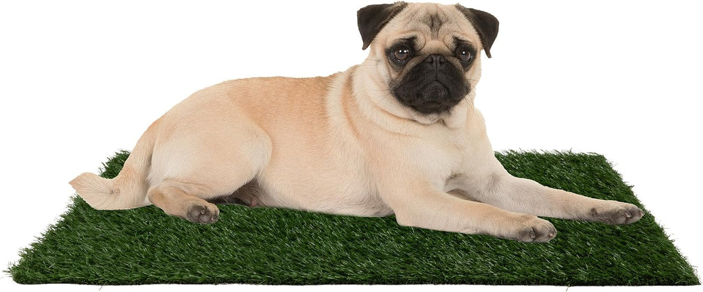 PETMAKER Artificial Grass Puppy Pee Pad for Dogs, Set of 3, 18.25”x14.25”