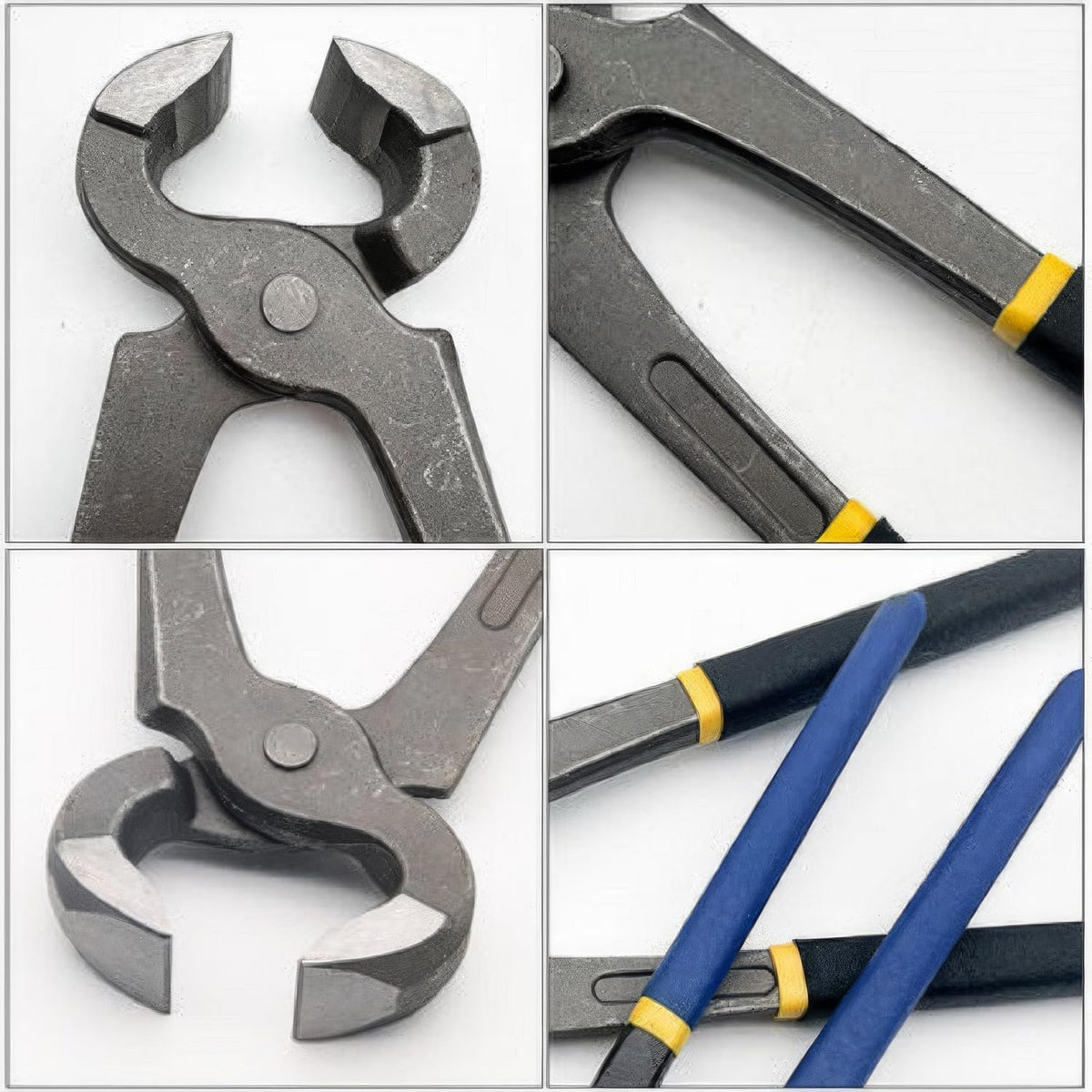 LGEGE Professional Farrier Tool Kit, 7-Piece Set with Storage Bag, Includes Hoof Nipper, Metal Shears and Files, 20 cm