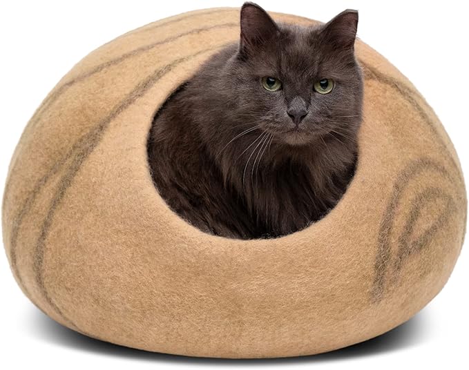 MEOWFIA Cat Cave – Premium Felt Cat Bed by MEOWFIA
