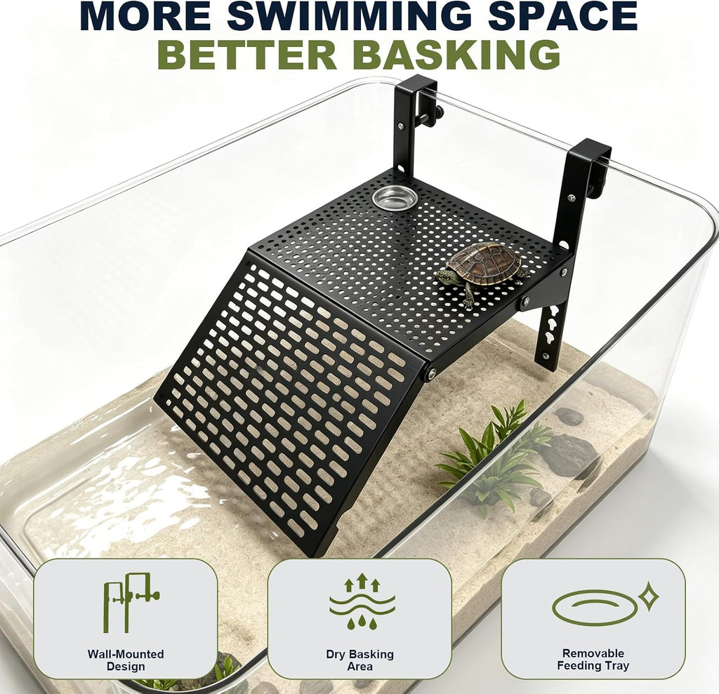 Turtle Basking Platform Adjustable Height Turtle Dock