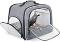 Bird Transport Carrier for Large Bird with Perch Stand Tray and Grate