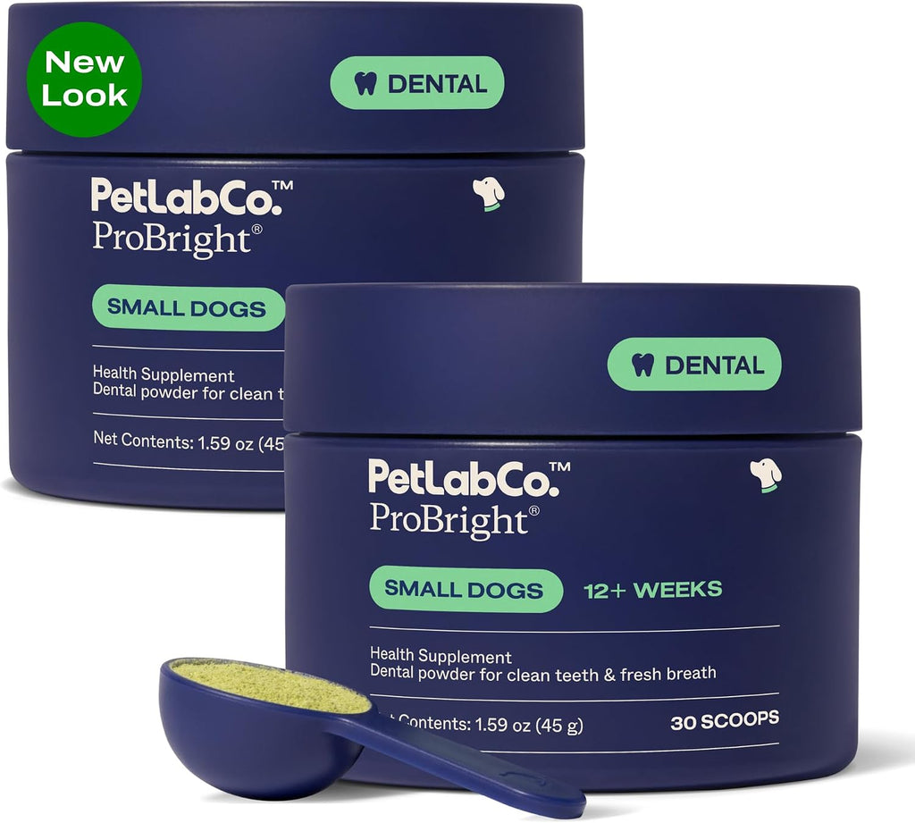 PetLab Co. ProBright Dental Powder, Small Dogs, 2-Pack