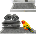 50 Sheets 23 x 17in Super-Absorbent Cage Liners for Pet Birds