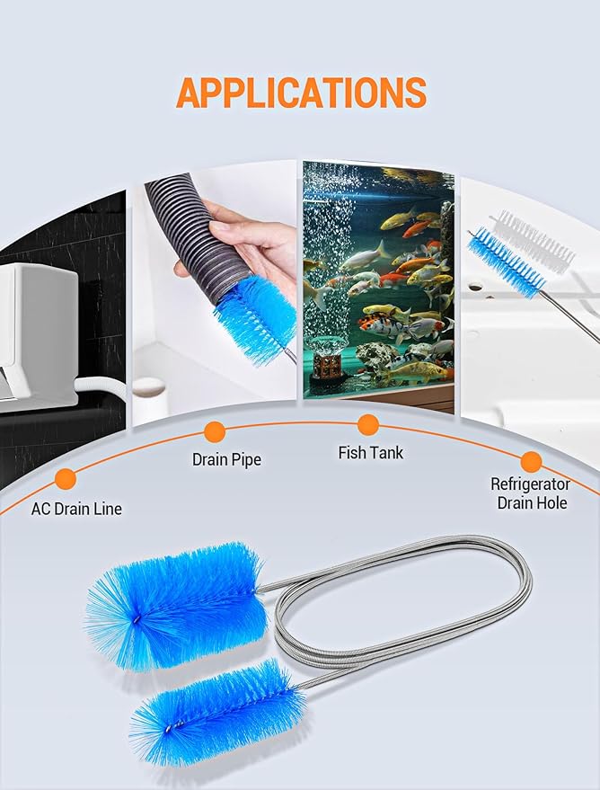 66" Flexible Drain Brush Tool - Image 7