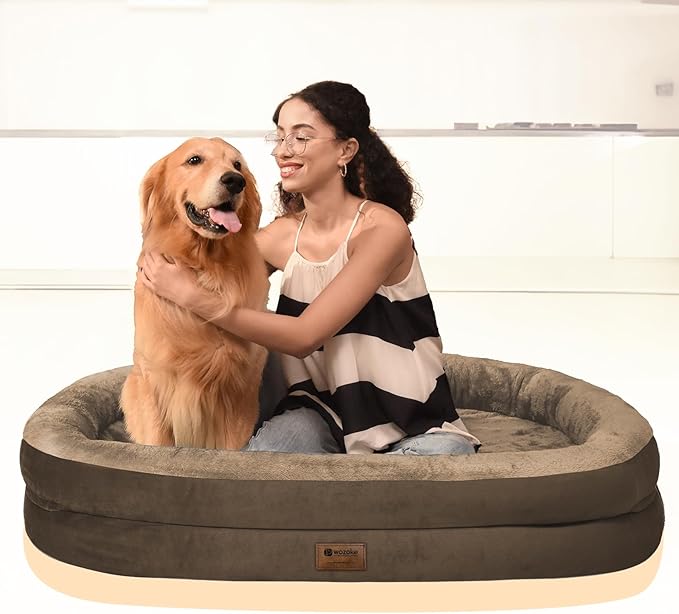 Orthopedic Waterproof Large Dog Bed: Memory Foam Washable Dog Bed - Image 7