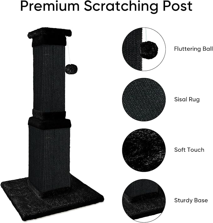 AGYM Cat Scratching Post, 32 Inch Cat Scratching Posts - Image 2