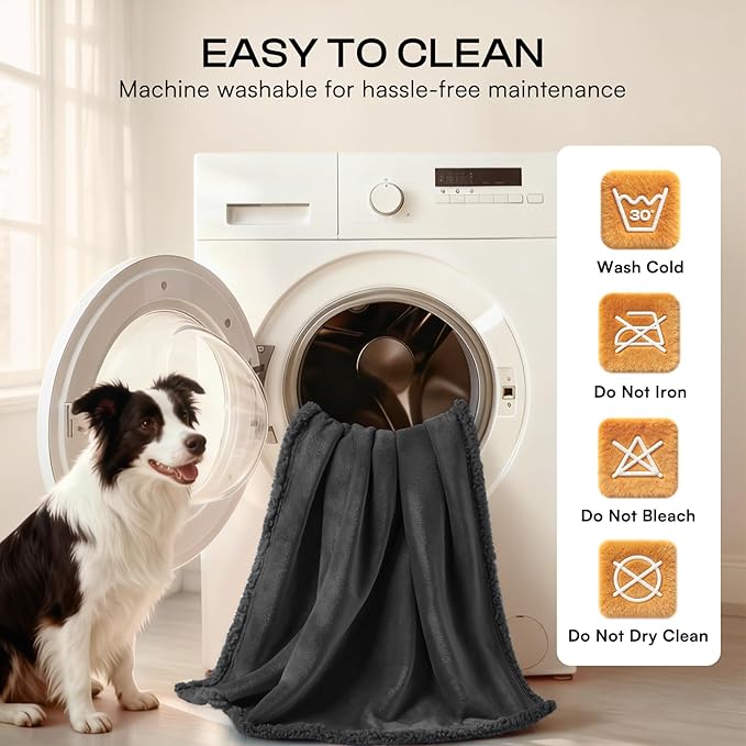 Luciphia Waterproof Pet Blanket, Liquid Pee Proof Dog Blanket - Image 8