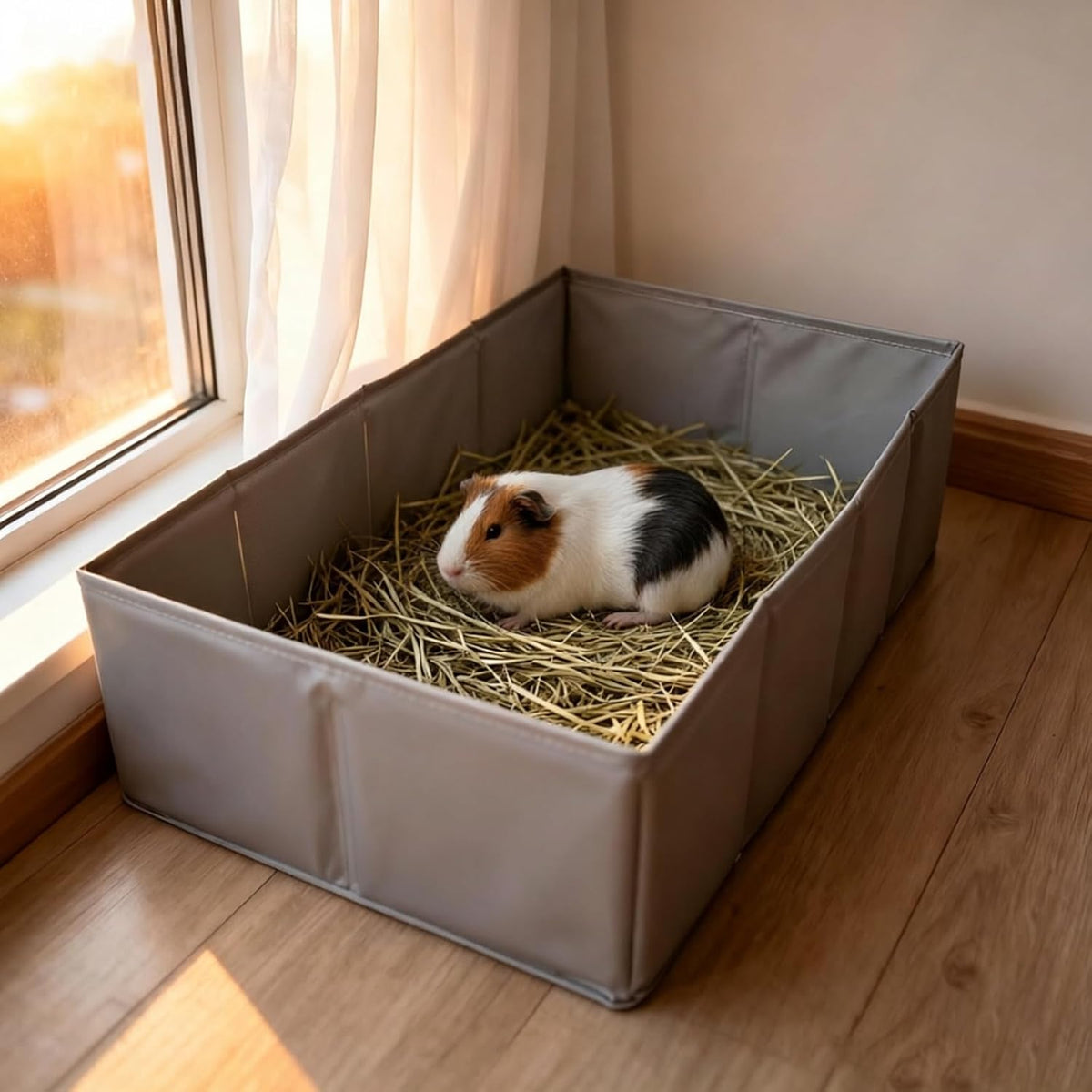 Small Animal Playpen, Thicken PVC Foldable & Waterproof Small Dog Pool