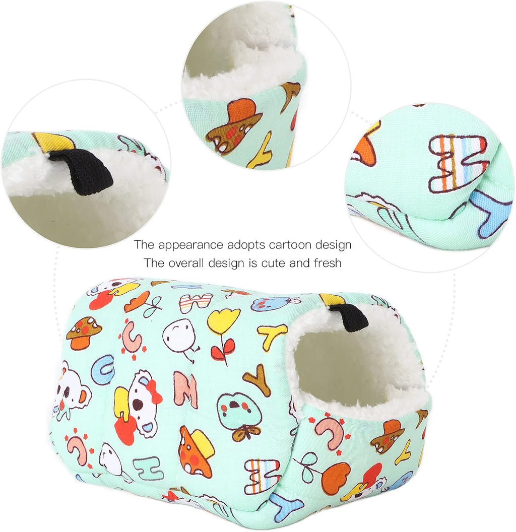 Zerodis Pet Hanging Hammock Pet Cage Cotton Hamster Bed Soft Pet Hanging Hammock for Small Pet Animals Guinea Pig Hamsters Sleeping