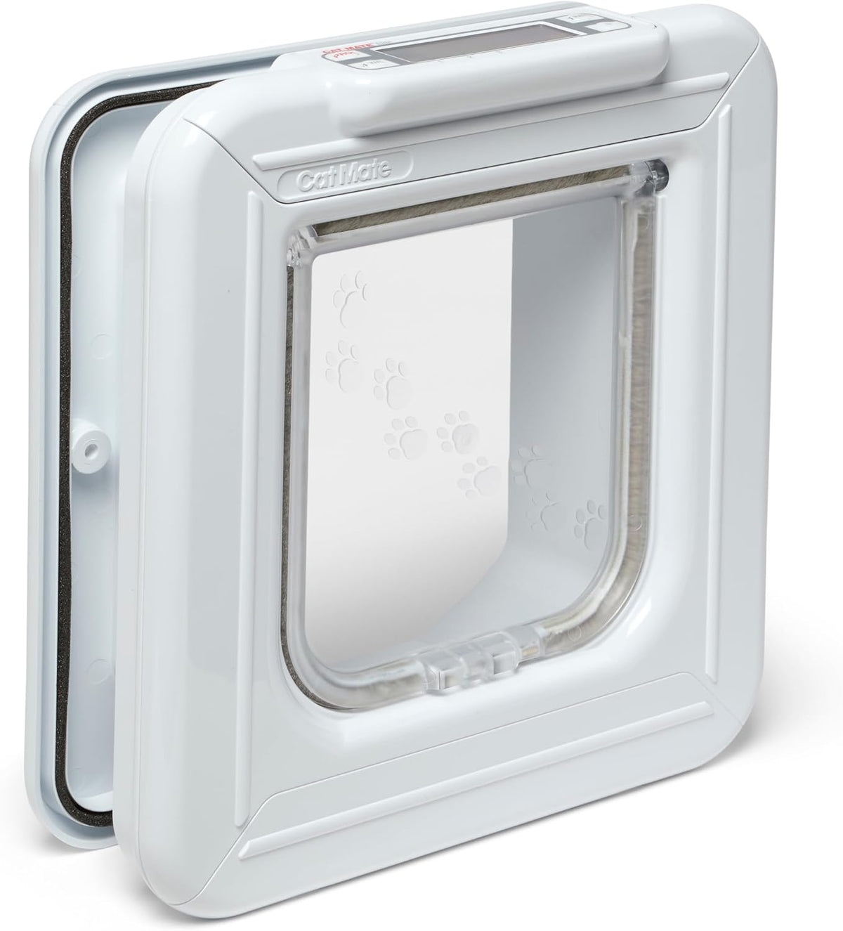 Cat Mate Elite I.D. Disc Cat Flap with Timer Control, White