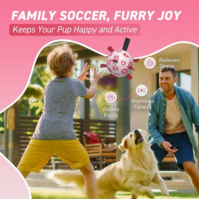 QDAN Valentines Gift Dog Toys, Interactive Tug of War Toy, Puppy Birthday Gifts - Image 3