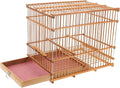 Hemoton Portable Lightweight Bamboo Bird Cage by HEMOTON