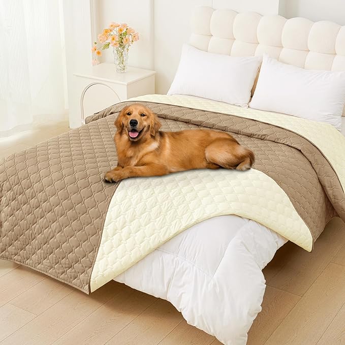 Smiry Waterproof Dog Bed Cover Blanket, Soft Reversible Pet Blanket, Washable by Smiry