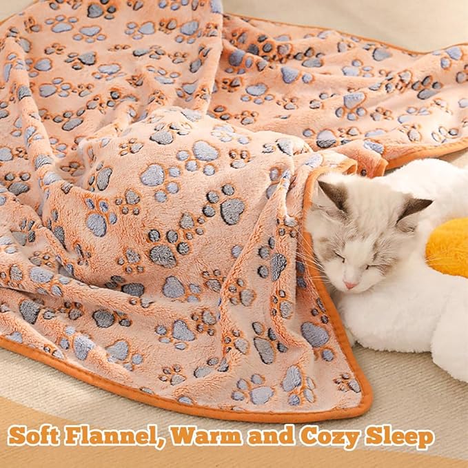 18 Pcs Dog Blankets for Small Dogs Washable Soft Fluffy Fleece Puppy Blankets - Image 2