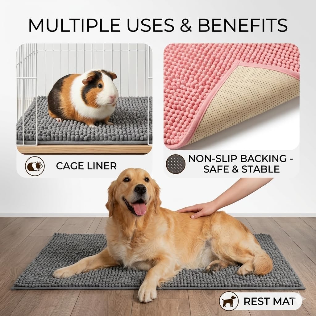 Guinea Pig Cage Liner, 8 Pcs, 16x12 Inch